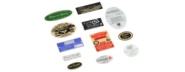 industrial labels and nameplates